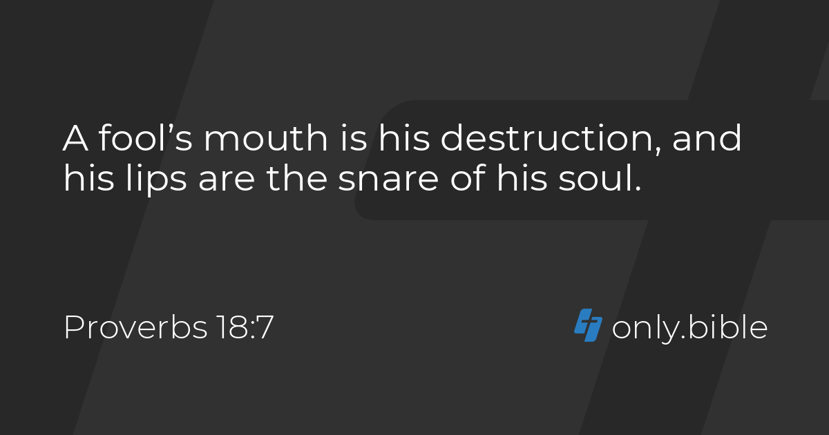 Mouth destruction